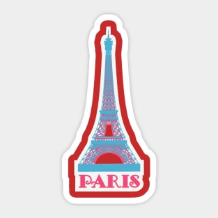 France landmark Sticker